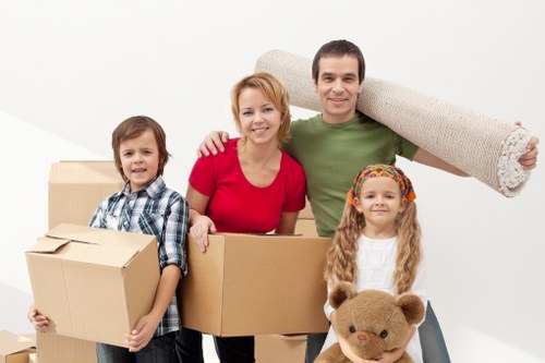Satisfied customers after a successful move